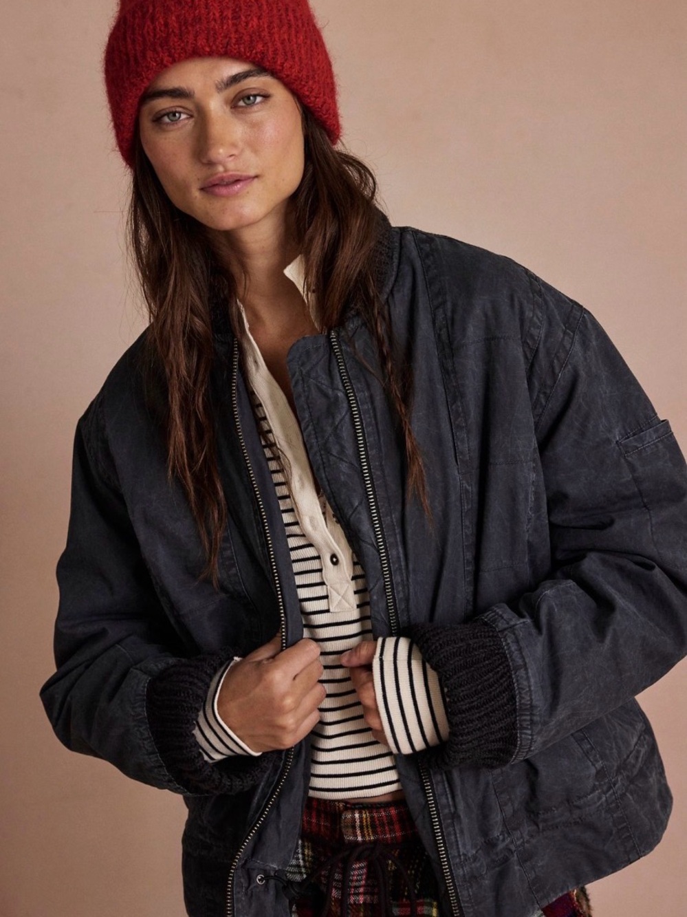 Free people Jax Bomber jacket M